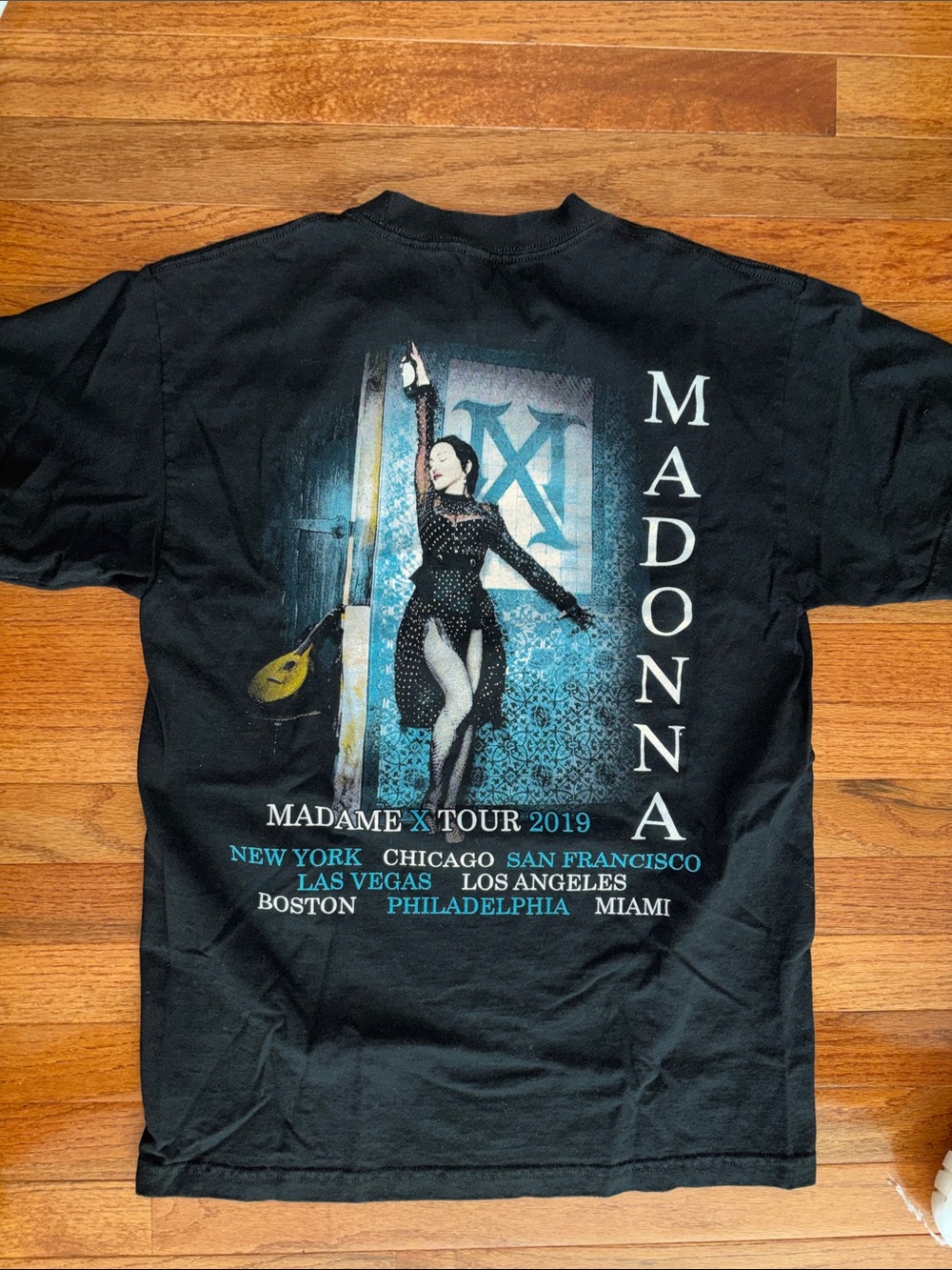 Madonna Madame X 2019 Tour Black Short Sleeve T Shirt Women’s Size Medium - Picture 2 of 4